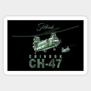 CH-47 Chinook helicopter Sticker